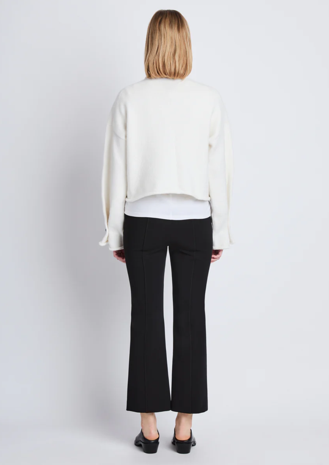 Bi-Stretch Crepe Cropped Pants – Proenza Schouler