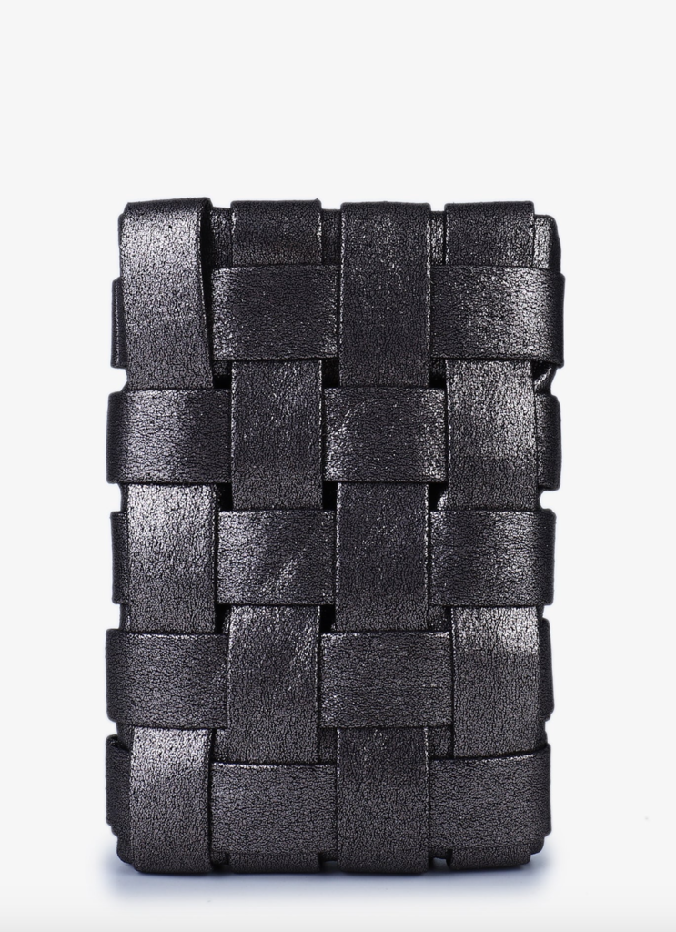 REMI & REID LINDY WOVEN CELLPHONE ANTHRACITE