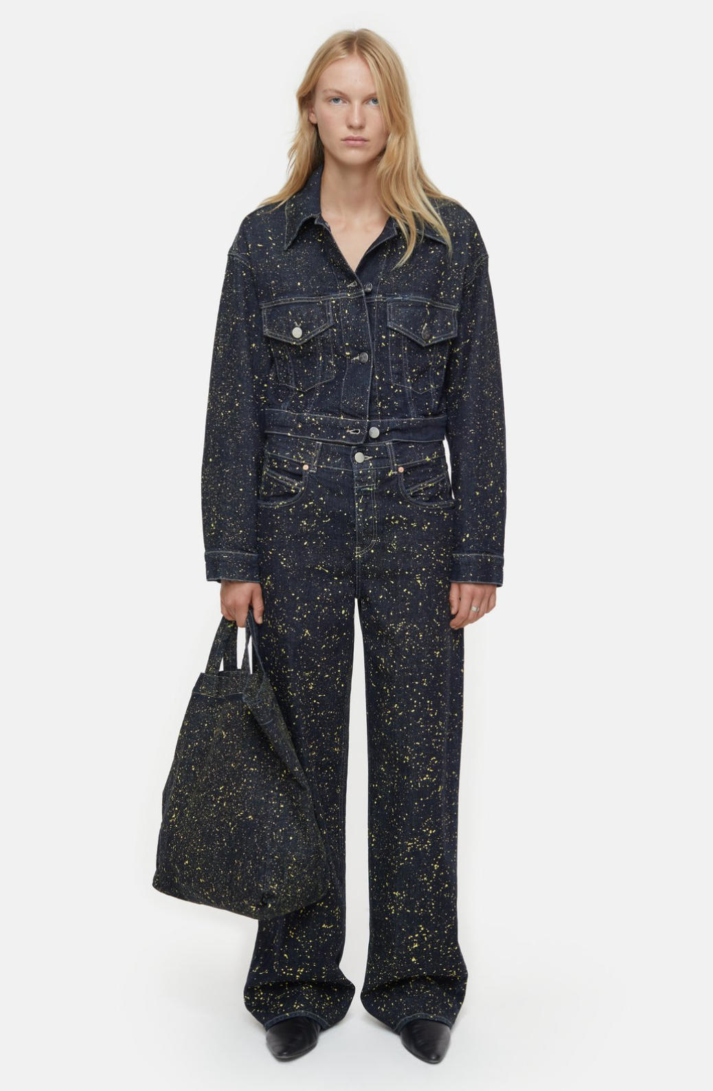 CLO C97173-05J-53 BOXY DENIM JACKET - M. Clothes Shoes Lifestyle CLO C97173-05J-53 BOXY DENIM JACKET - M. Clothes Shoes Lifestyle