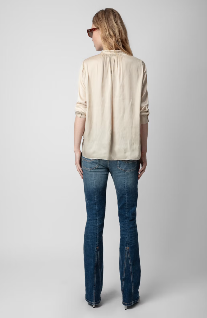 ZADIG & VOLTAIRE TINK SATIN BLOUSE