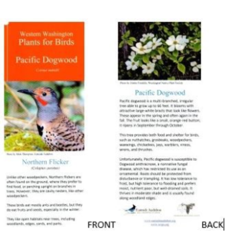 Western Washington Plants for Birds Flip Cards