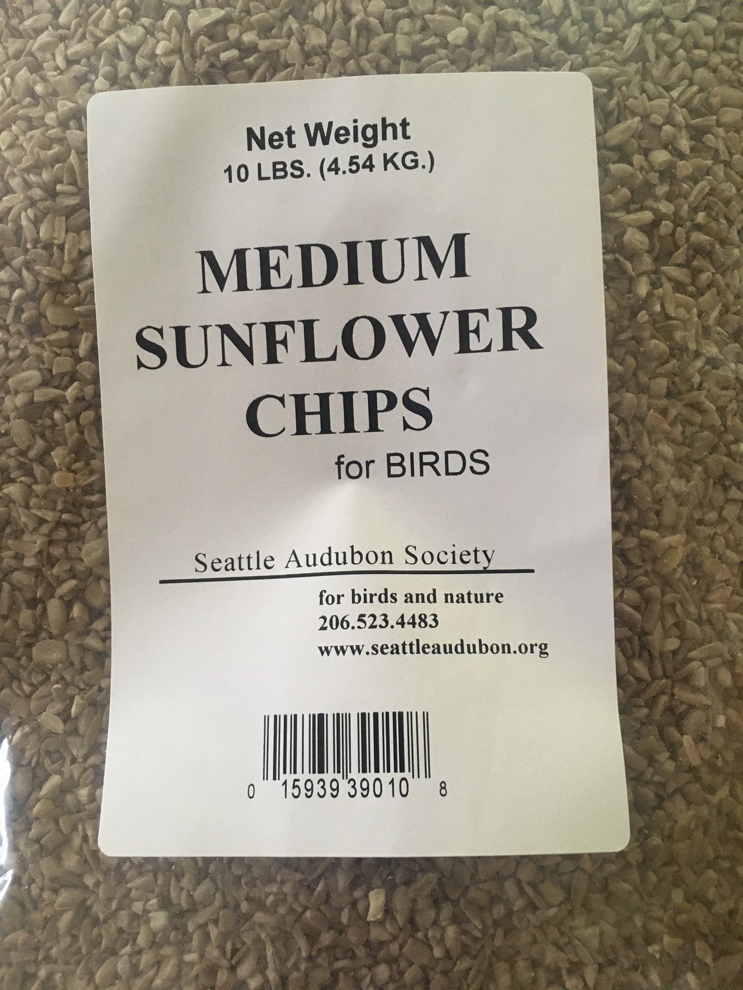 SUNFLOWER SEED, MED. CHIPS, 10 Birds Connect Seattle Nature Shop