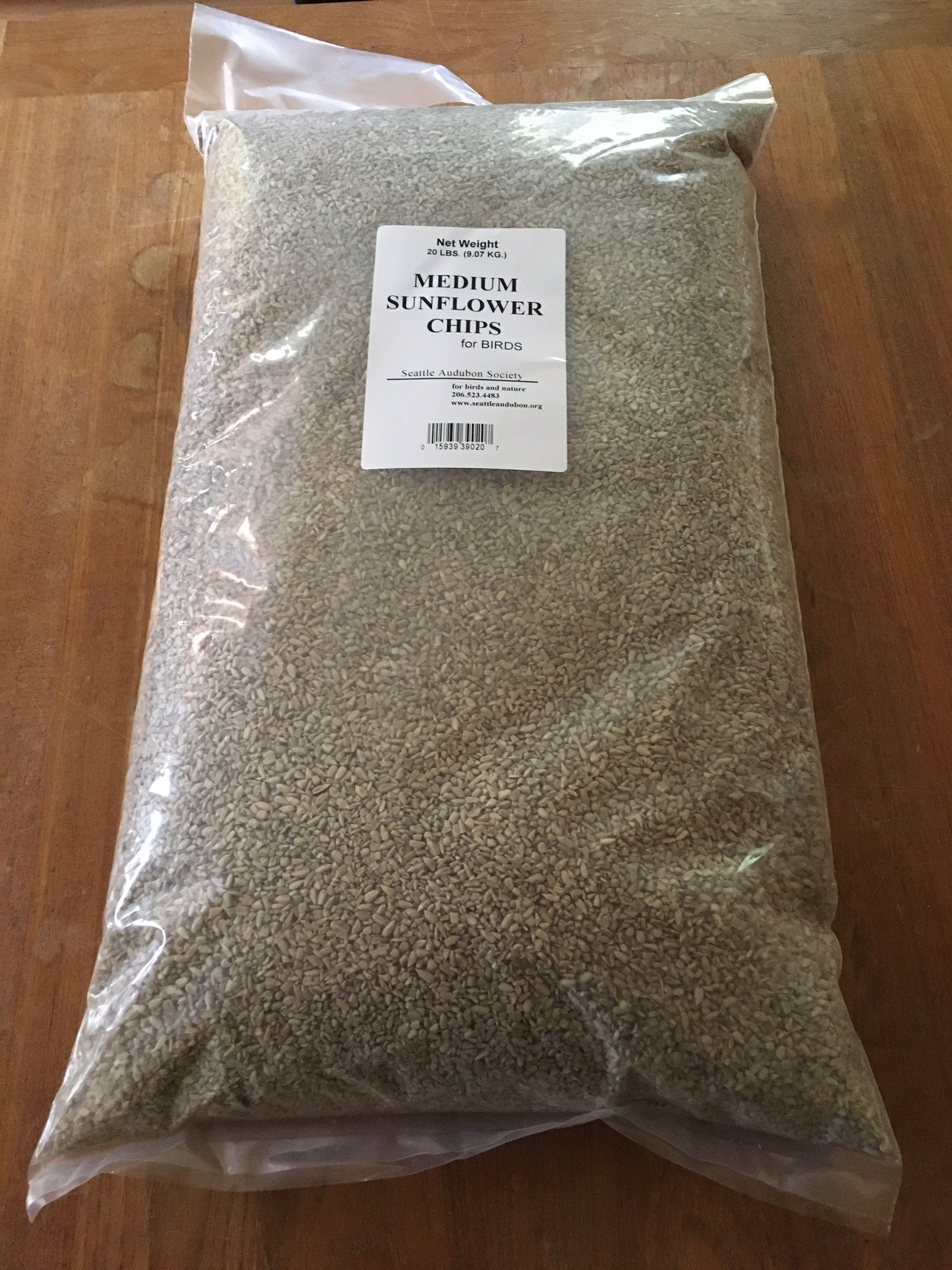 SUNFLOWER SEED, MED. CHIPS 20 Birds Connect Seattle Nature Shop