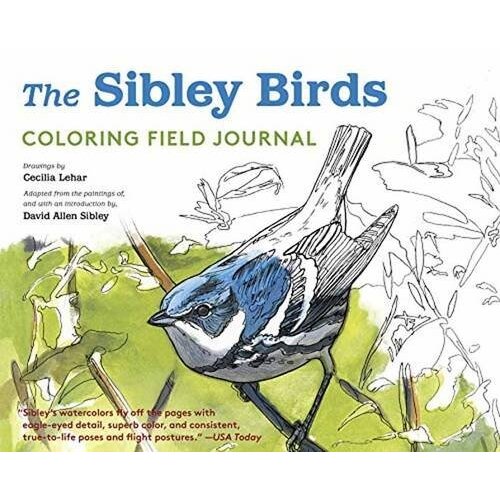 SIBLEY BIRDS COLORING FIELD JOURNAL