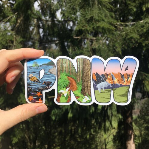 laurel mundy Pacific Northwest sticker