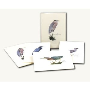 EARTH SKY + WATER Boxed Notecards: Heron Assortment