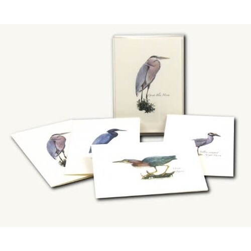 EARTH SKY + WATER HERON ASSORTMENT BOXED CARDS