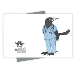 Resident grackle card