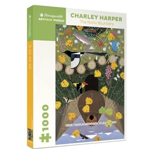 Pomegranate Charley Harper: The Rocky Mountains 1,000-Piece Jigsaw Puzzle