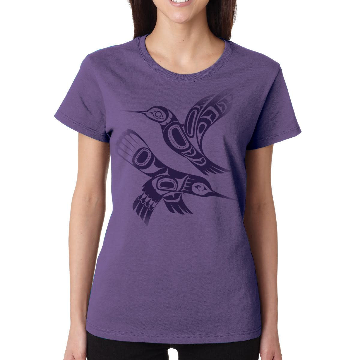 Women's Baseball T-Shirt | Tigers Spirit Women's XL / Purple/Heather