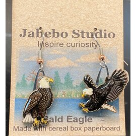 JABEBO BALD EAGLE EARRINGS