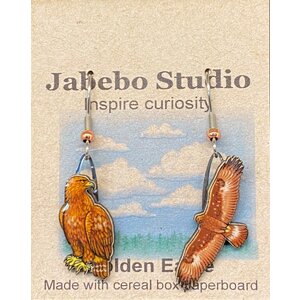 jabebo GOLDEN EAGLE EARRINGS