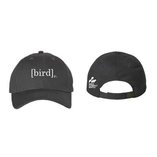 Bird is a Verb Hat, Gray