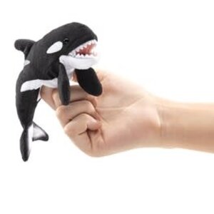 FOLKMANIS Mini Orca Finger Puppet