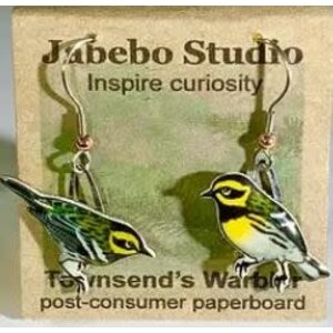 jabebo TOWNSEND'S WARBLER EARRINGS