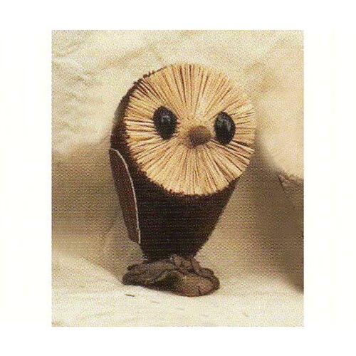 BROWN OWL BRUSHART ORNAMENT