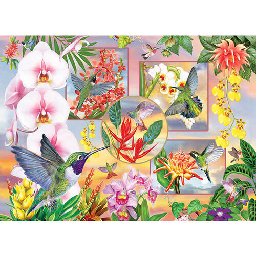 Cobble Hill Hummingbird Magic 500 piece puzzle