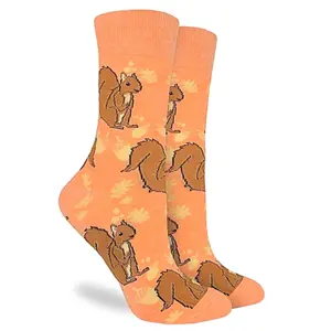 Good Luck Sock Women's Orange Squirrel Socks