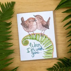laurel mundy Wren I'm With You Card