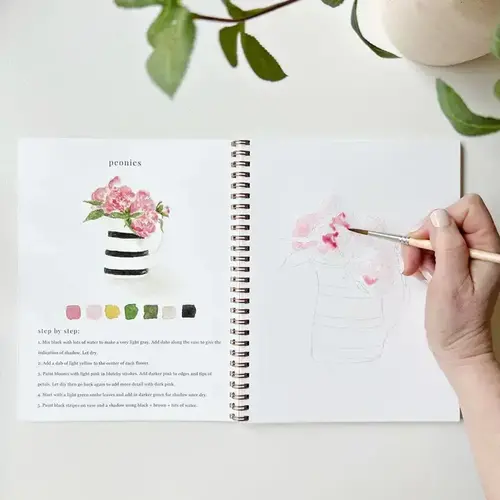 Emily Lex Studio Bouquets Watercolor Workbook
