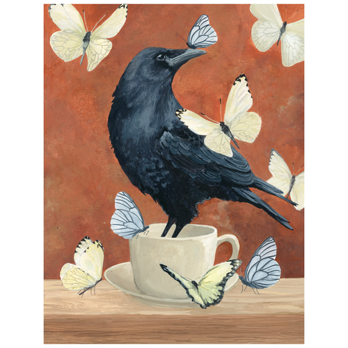 Abacus Corvus Kitchen Crow Rigid Magnet