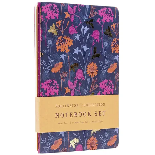 Pollinators Sewn Notebook Collection (3 PK)