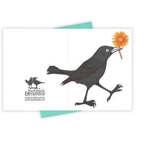 Burdock&Bramble Sunny Side Grackle Card