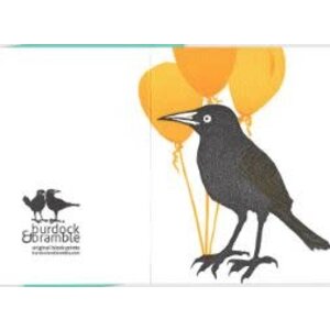 Burdock&Bramble Bunch of Balloons Grackle Card