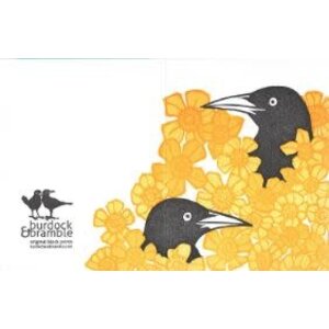 Burdock&Bramble Buttercup Grackle Card