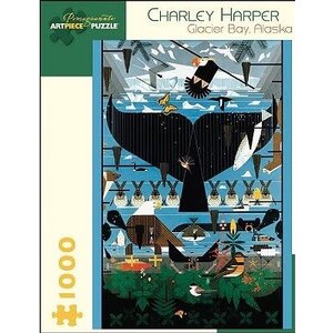 Pomegranate Charley Harper: Glacier Bay, Alaska 1000 pc Puzzle