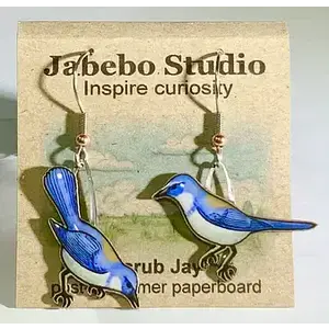 jabebo Scrub Jay Earrings