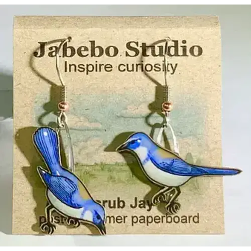 jabebo Scrub Jay Earrings