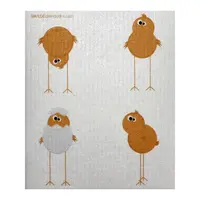 SWEDEdishcloths Funny Chickens