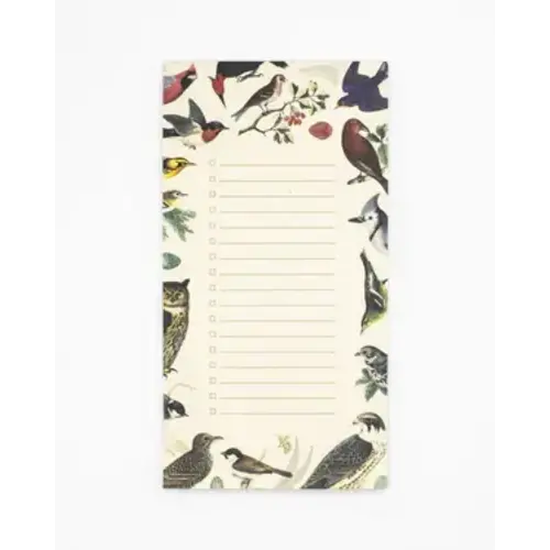 Cognitive Surplus Bird List Pad