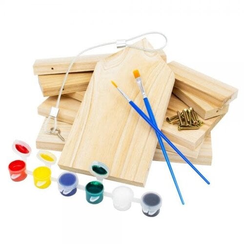 Backyard Essentials Kids Bird Feeder Built and Paint Kit