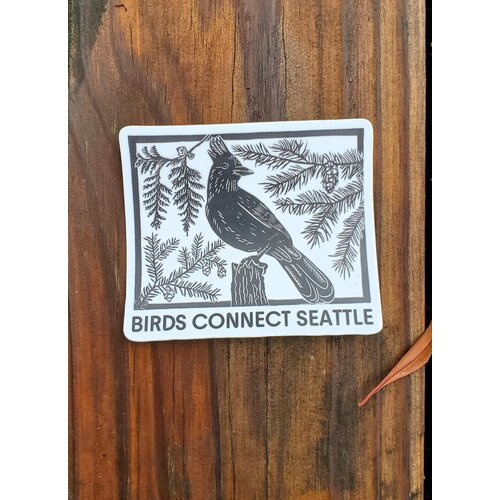 bcs BCS Stellar Jay 4"x4" Sticker