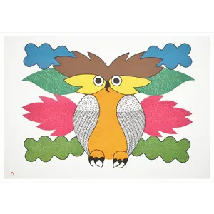 Pomegranate Kenojuak Ashevak: Spirit of the Owl Birthday Card