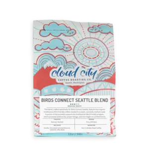 Cloud City 12 Oz. Bird Friendly BCS Medium Roast Coffee