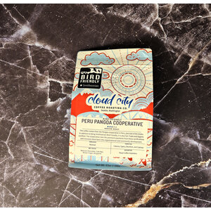 Cloud City 12 Oz. Bird Friendly Peru Pangoa Coop Medium Roast