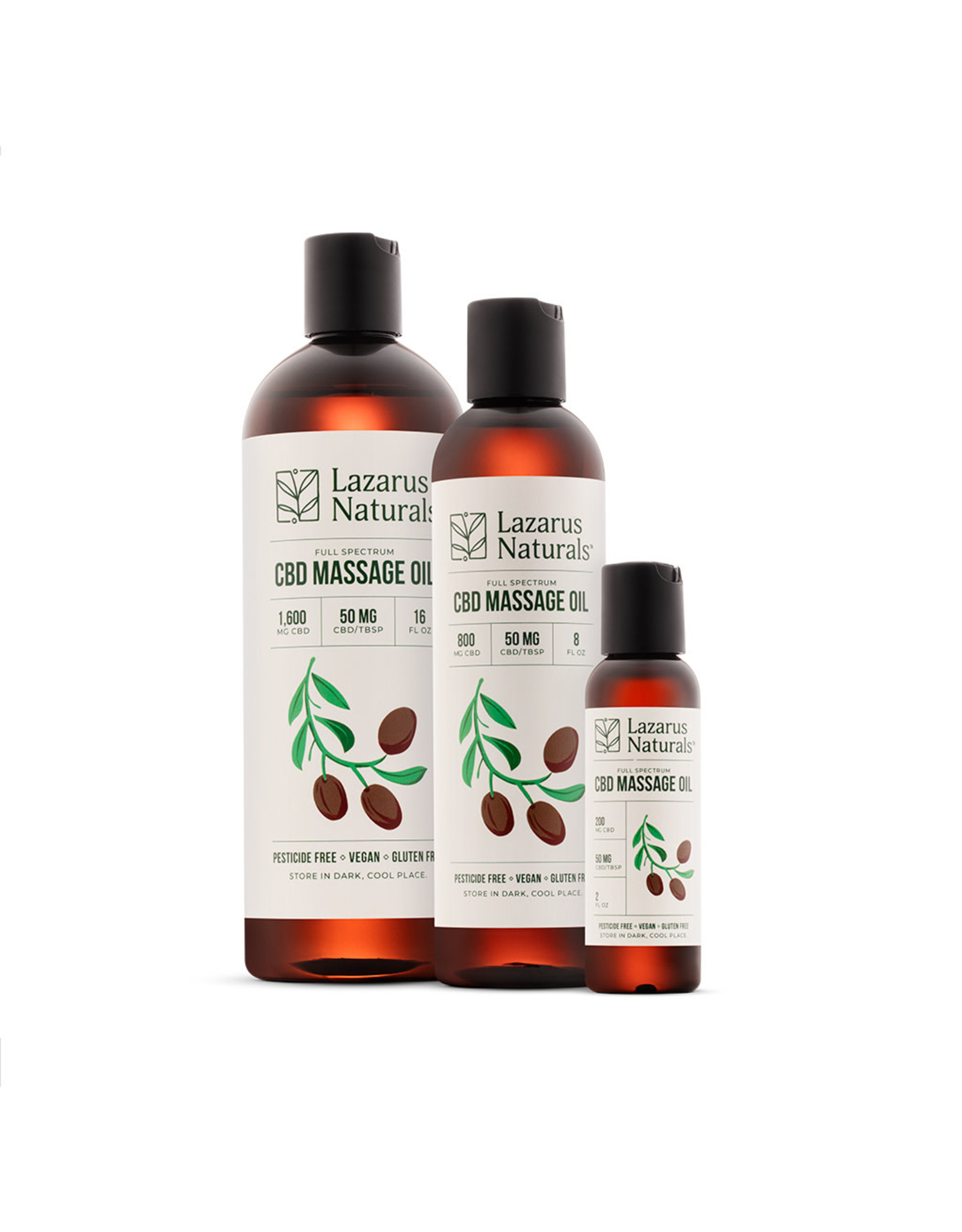 Lazarus Naturals Lazarus Naturals 500mg Full Spectrum CBD Massage Oil