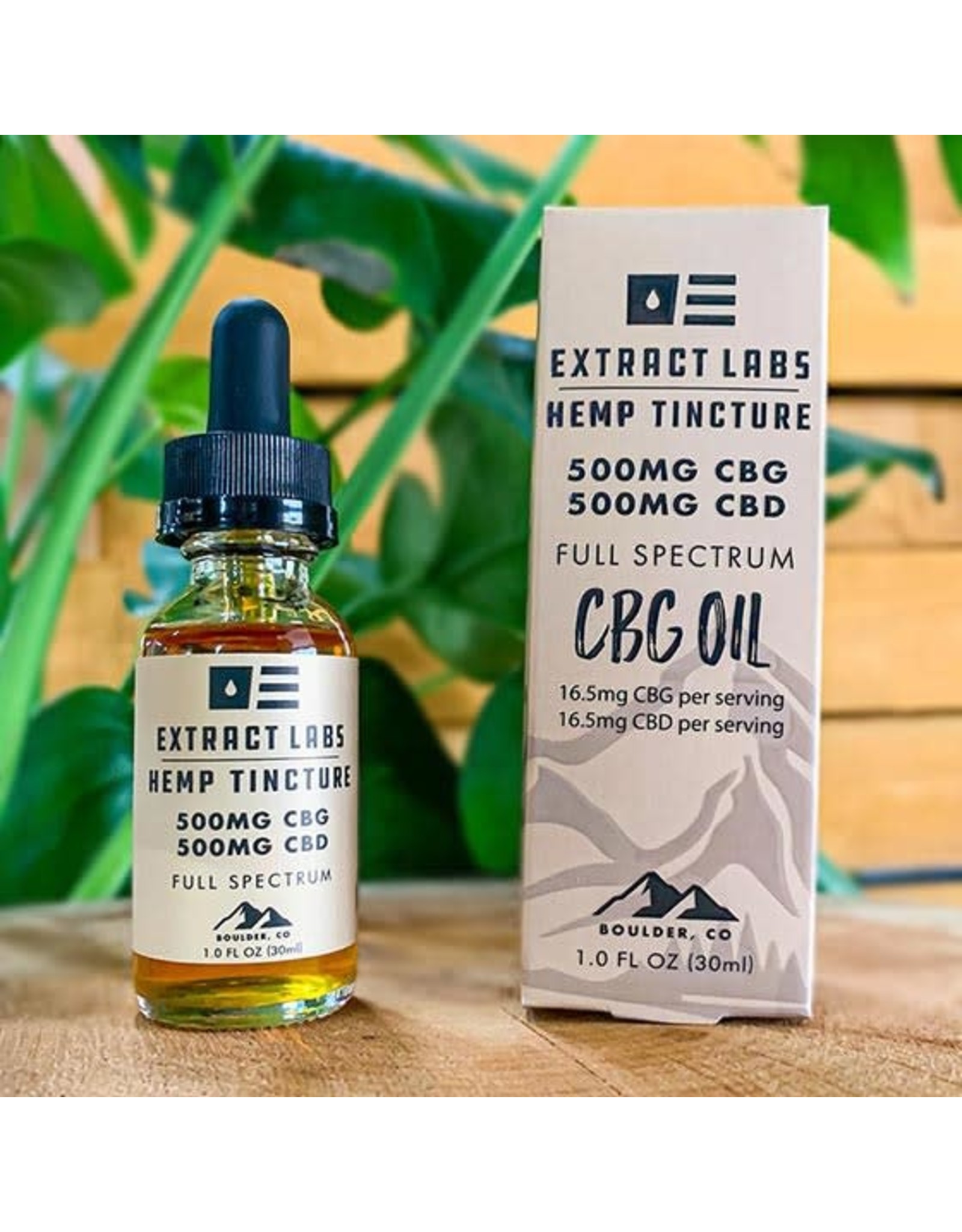 Extract labs 1000mg 1:1 CBG/CBD Tincture - CannaBiz Depot