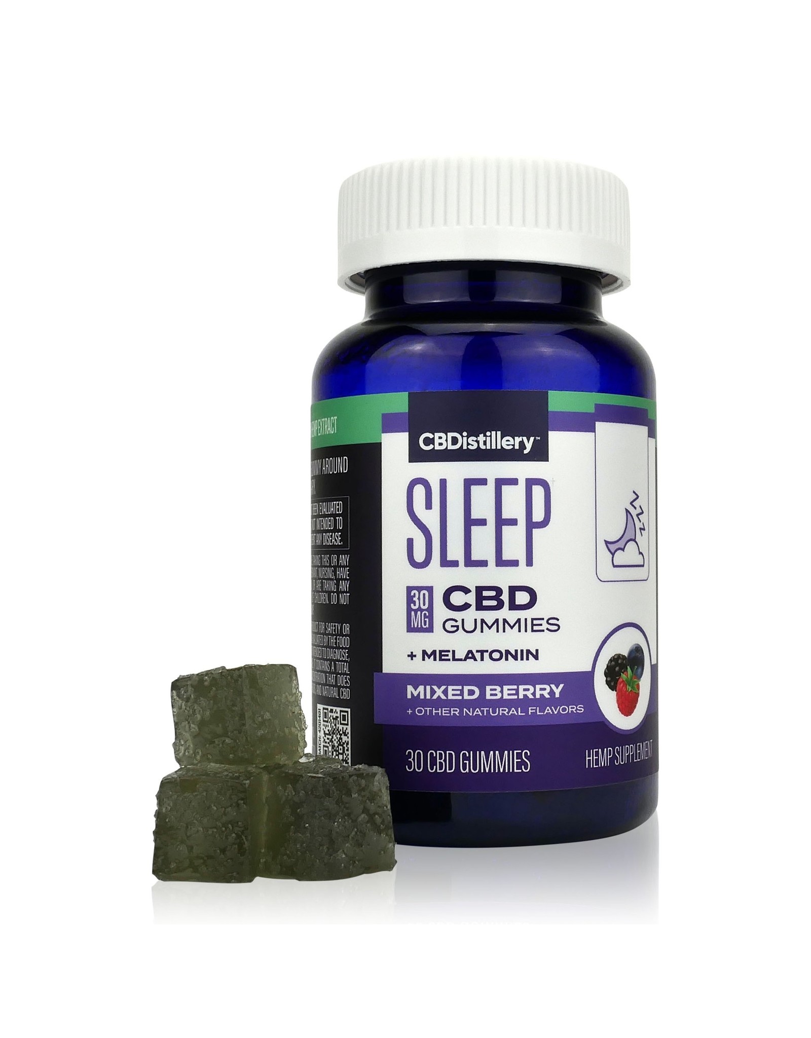 CBDistillery CBDistillery 900mg 30ct Sleep Melatonin CBD Gummies Mixed Berry