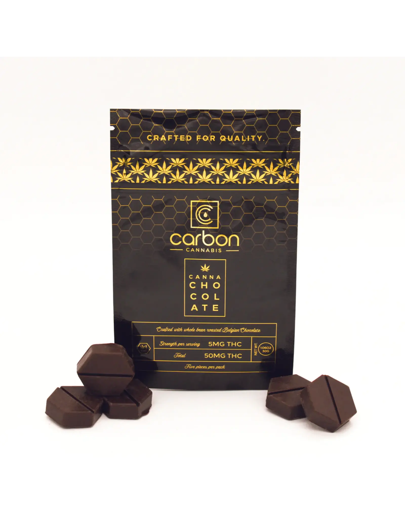 Carbon Cannabis Carbon 50mg Canna Chocolate