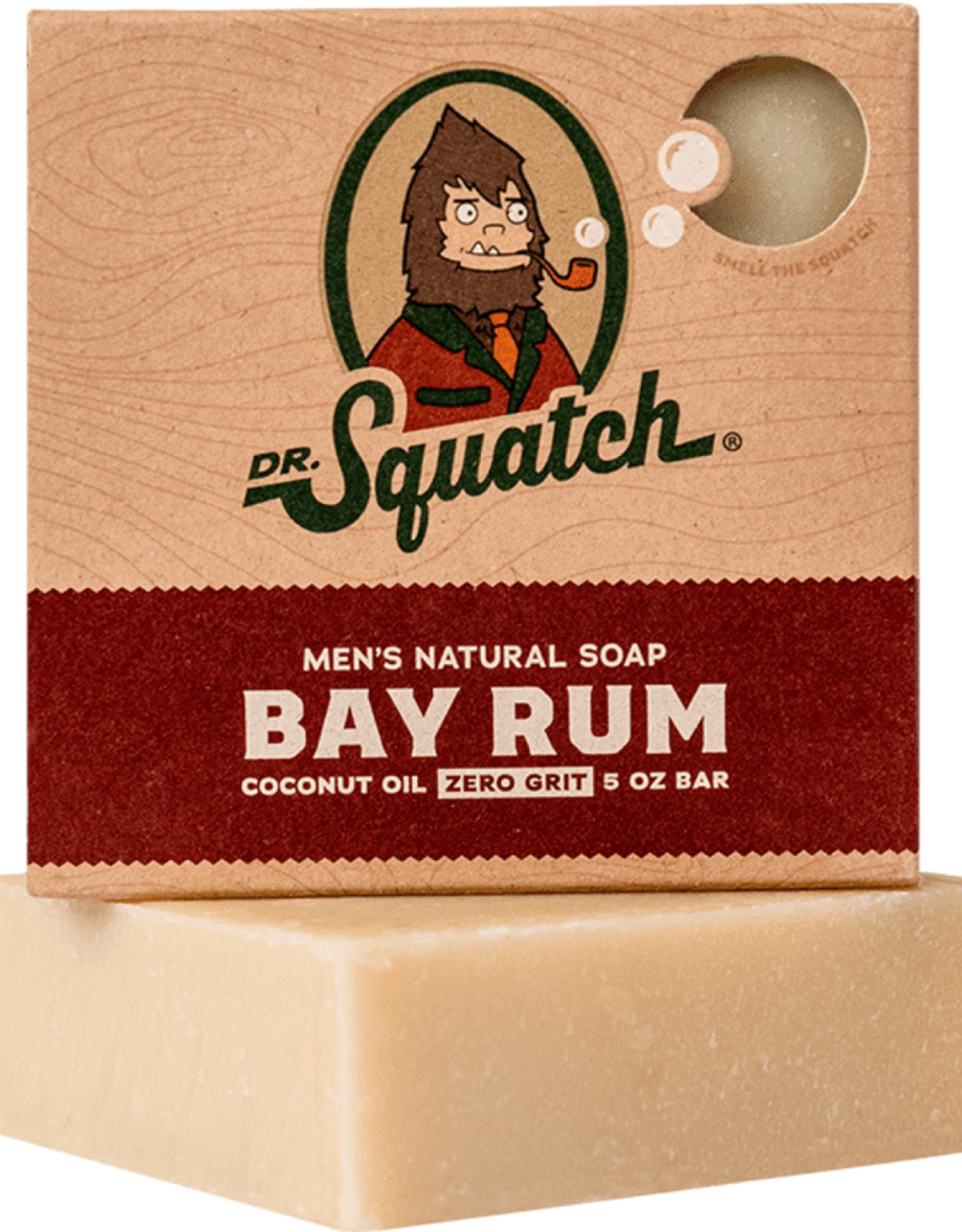 Dr. Squatch Natural Bar Soap, Bay Rum, 5 oz