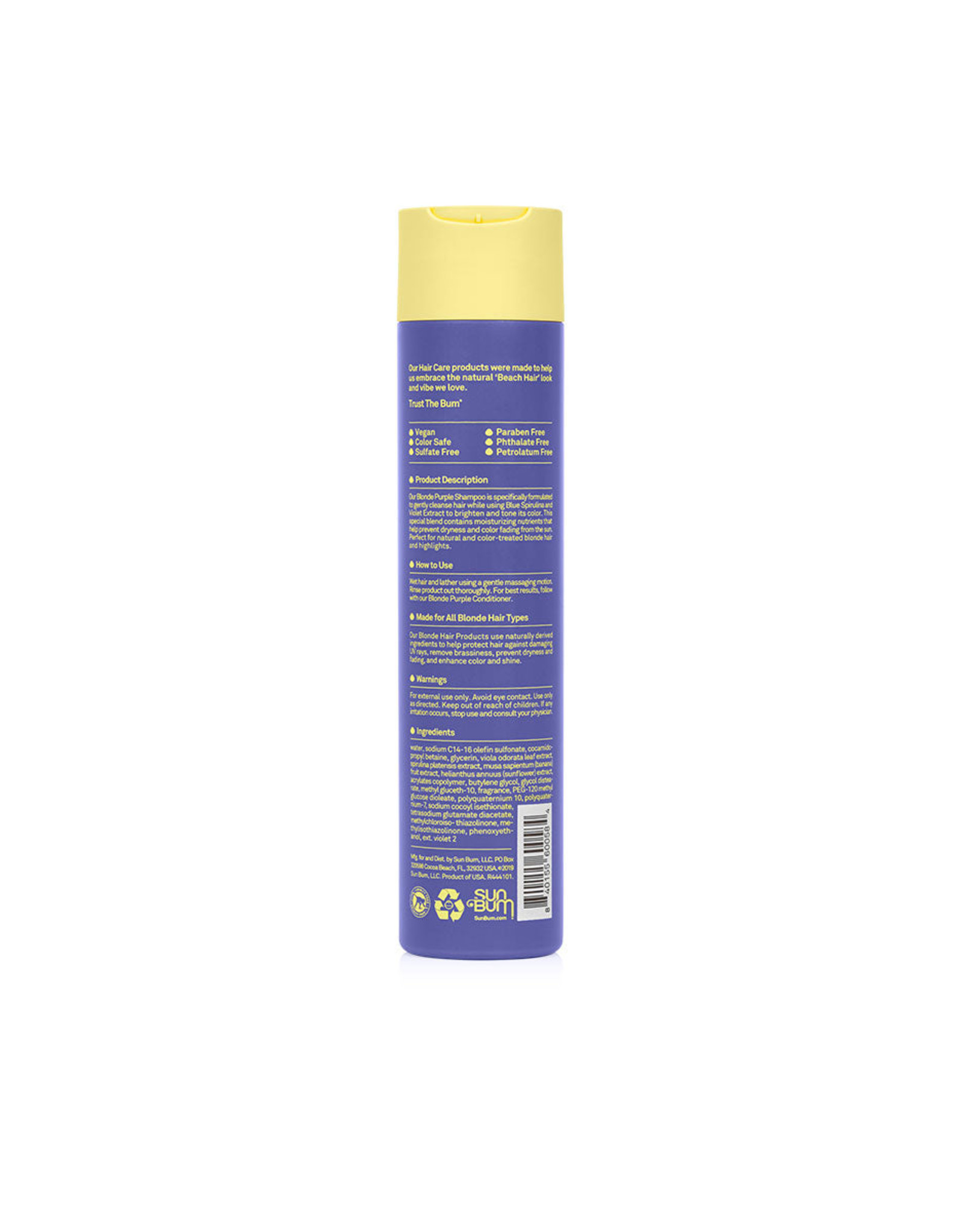 SunBum Sunbum Purple Shampoo 10oz