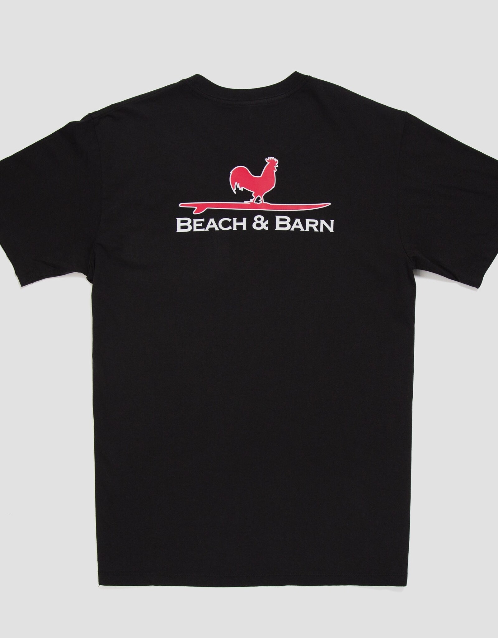 Beach & Barn Beach & Barn Surfing Rooster Pocket SS T-Shirt