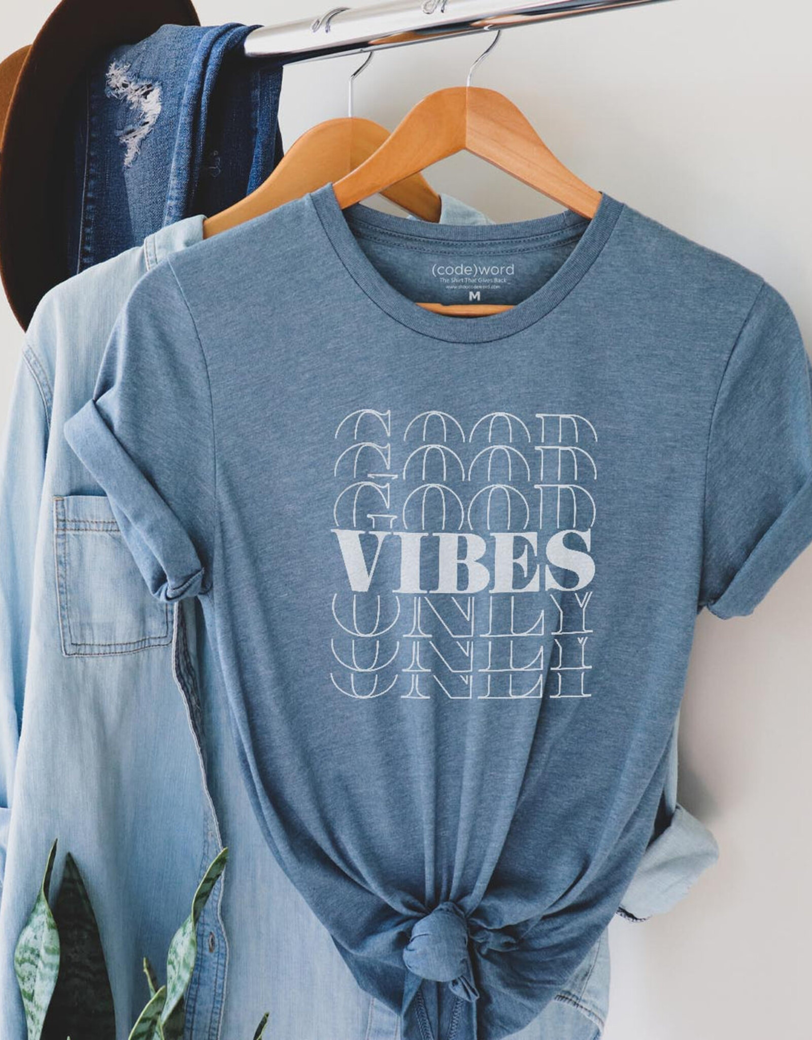 CodeWord CodeWord Good Vibes Only SS T-Shirt
