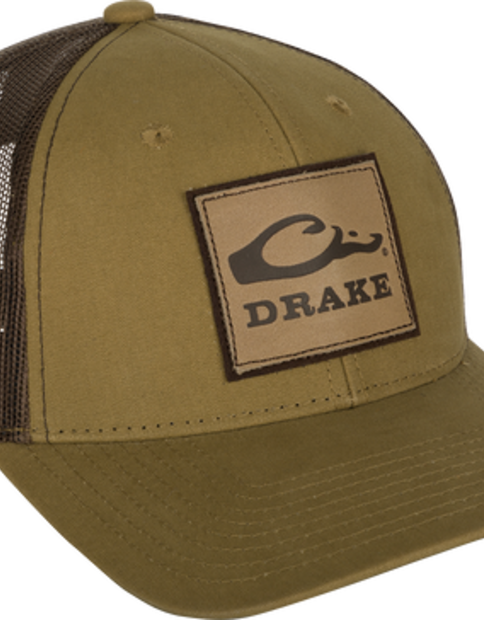 Drake Drake Square Leather Patch Mesh Back Cap