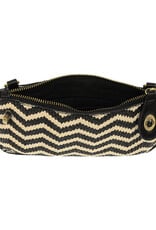 Joy Susan Joy Susan Straw Mini Crossbody Wristlet Clutch