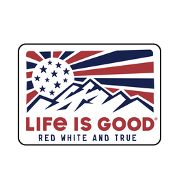 Life is Good Life is Good Decal Red, White and True